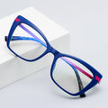 Newest Cat Eye TR90 Metal Anti-Blue Light Glasses for Women Computer Optical Glasses Spectacle Frame Eyewear