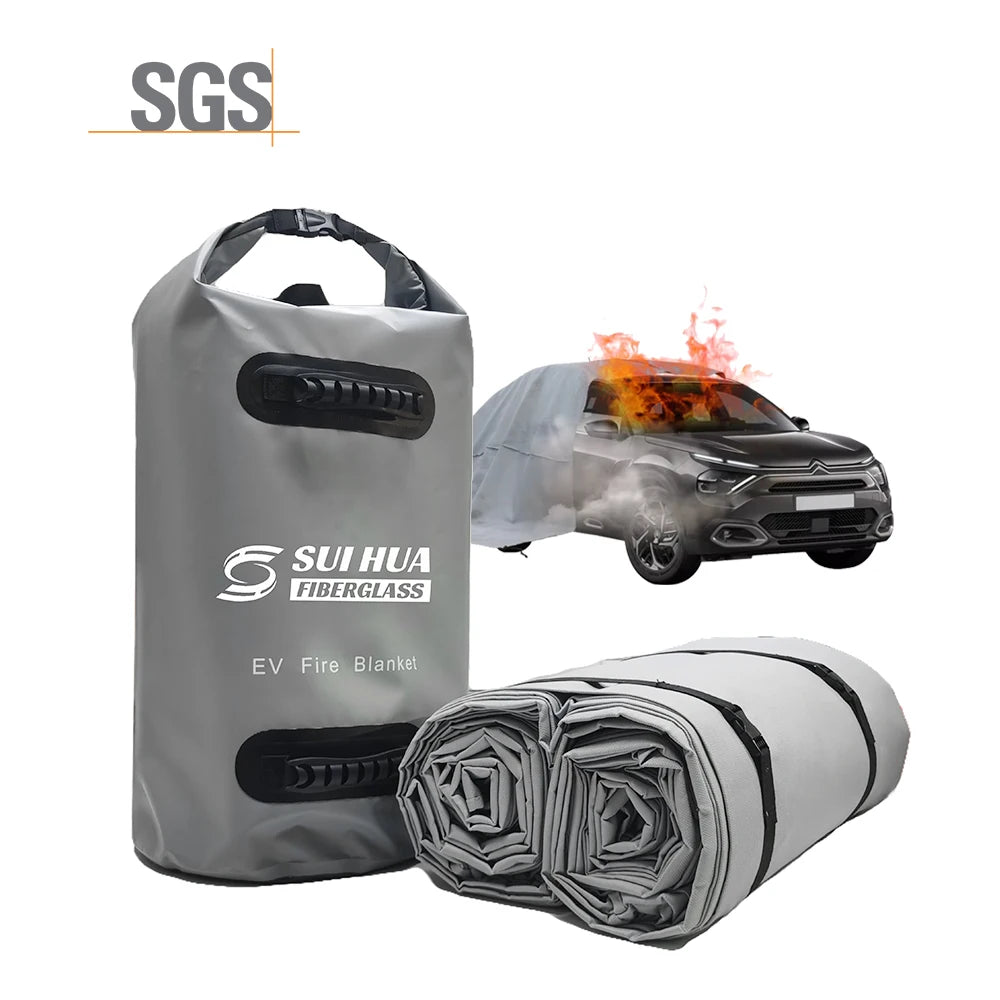 Electric Vehicle Battery Fire Blanket | Isolate Oxygen & Cut Off Combustion