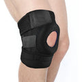 SHIWEI-2009#Neoprene Open Patella Knee Brace with Springs Compression Knee Support with Adjustable Straps