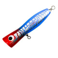 80G/20Cm Wooden Popper Bait Sea Fishing Floating Lure Golden Gun GT Boat Trolling Bait Carp Big Wave Colliding Bass River