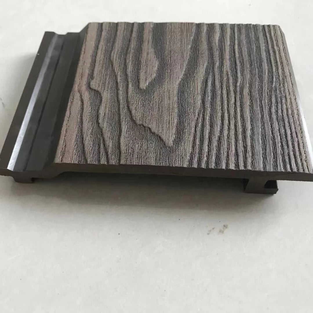 Hot Sale Insulation Wood Grain Interior WPC PVC Plastic Decoration Wall Cladding Fence Panel