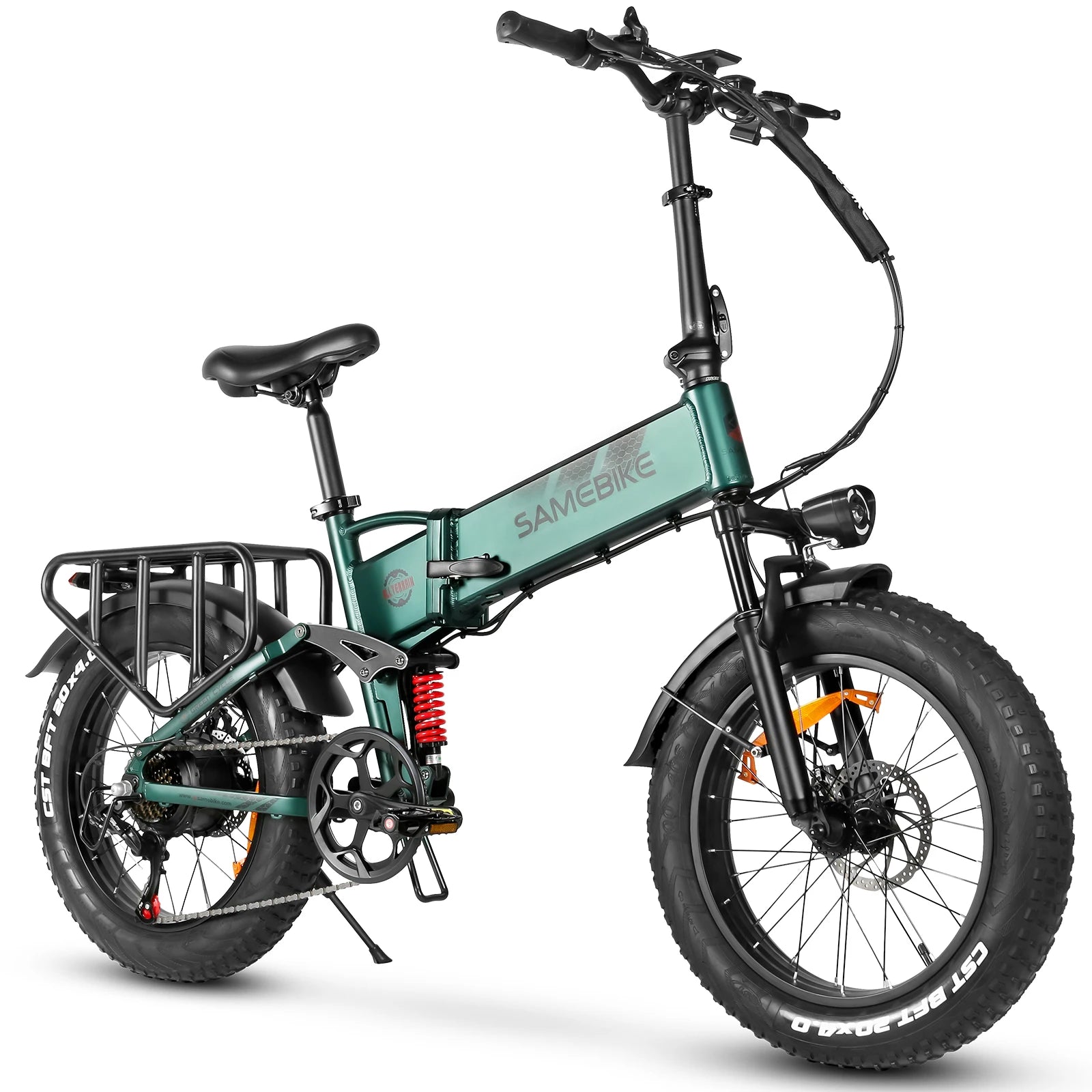 Electric City Bike aluminum alloy Frame 7 Speed Fat Tire Electric folding bicycle 48V 15AH 60-80km Range Adults Cost-Effective