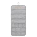 Multi-function Wall-Mounted Wardrobe Sock & Clothes Organizer Foldable Hanging Storage Bag with Non-Woven Fabric