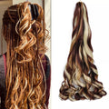 Wholesale African Women Spiral Curly French Curl Braids Hair Synthetic Loose Wave Hair Extensions Braiding Hair