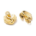 100 Pcs Cadmium-Free Lead-Free Tibetan Style Swan Alloy Pendants Golden Tibetan Style Gold Plated for Children