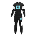 Unisex Custom Logo Winter Sweatshirt Sets Sublimation Print Hooded Tracksuit Jogger Plus Size Costume Winter Unisex Fashion