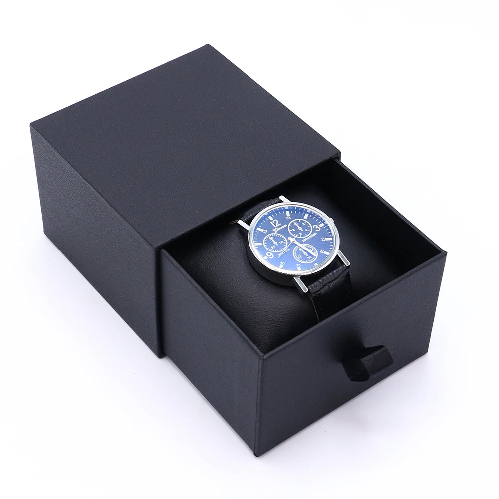 Fadeli Wholesale OEM Customized Cheap Men's and Women's Couple Luxury square Paper Cardboard Watch Packaging Box for Gift