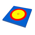 Blue 3+4 Zone Waterproof Wrestling & Grappling Mat Cover & 1*2m XPE Foam Mat 5cm/6cm Thickness Eco-Friendly