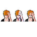 Newest Design Anime BLEACHed 3D Motion Stickers Character Kurosaki Ichigo Stickers for Car Laptop