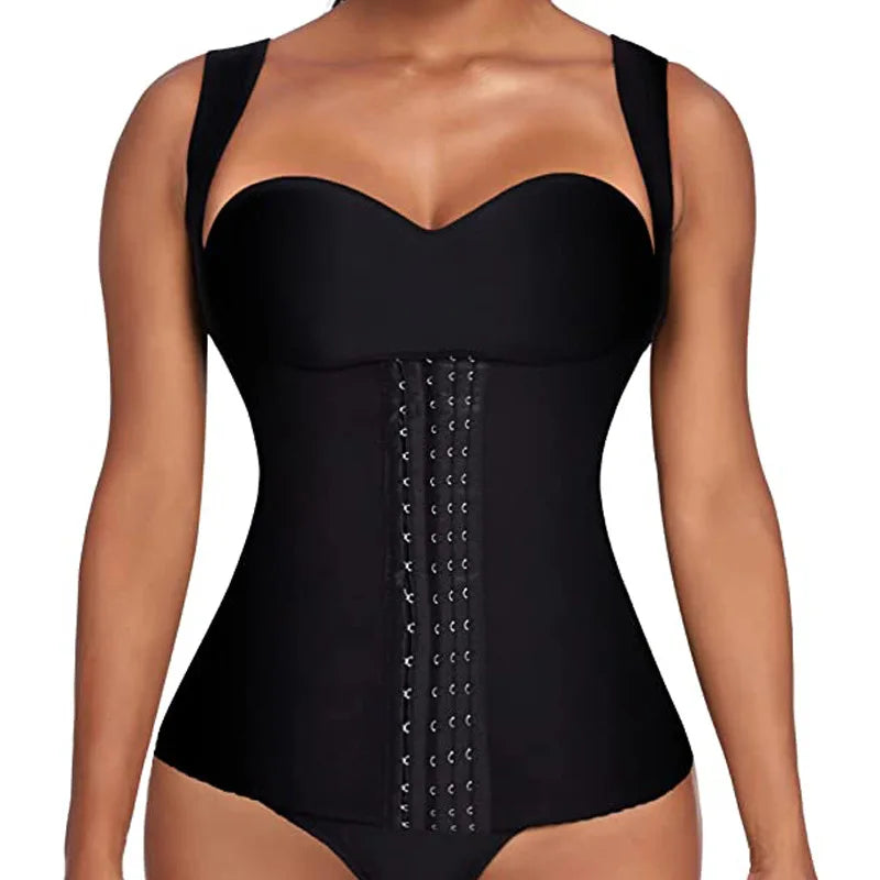 Custom Shapewear Bodysuit CJ310010# Wholesale Slimming Reductoras Para Waist Trainer Cincher Shaper Women