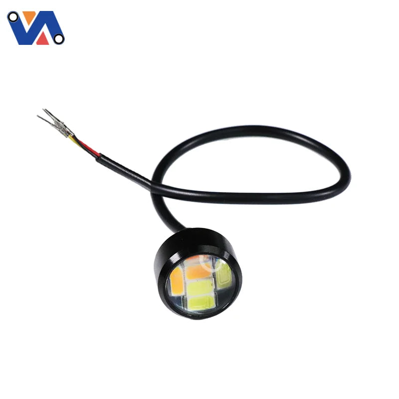 New Image Plastic Rear LED Light for Electric Scooter with 300mm Cable Steering Brake Lamp Sm 3a Plug