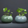 Unique Modern Luxury Small Ceramic Flower Vases Home Living Room Use Minimalist Tabletop Water Culture Decorations Flower Pots