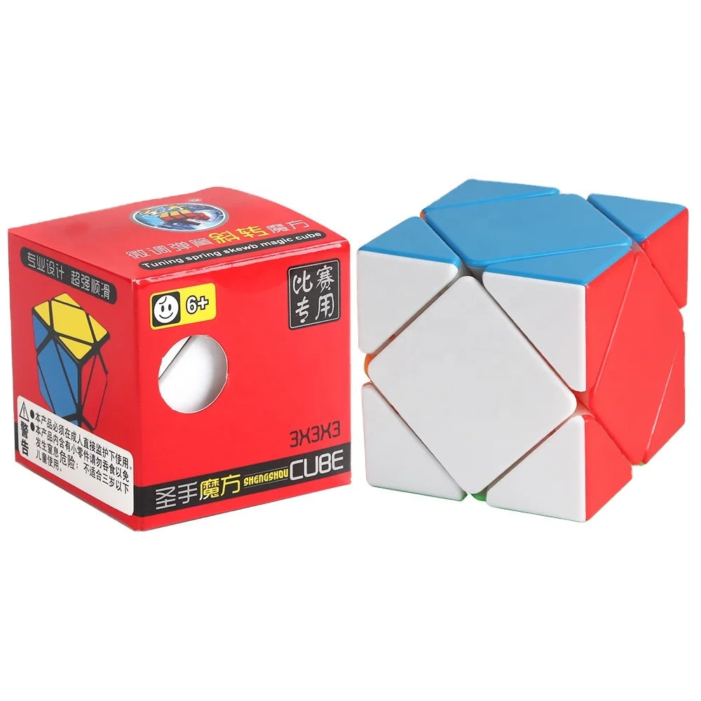 Sengso Hot Selling Toys Skewb Speed Magic Cube for Kids Educational Puzzle