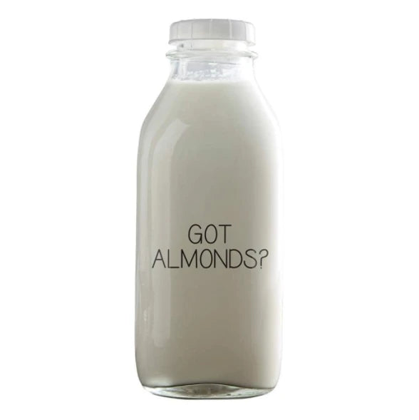 Wholesale square 30oz 1000ml Fresh Milk Juice Tea Milky Tea Beverage Reusable Glass Bottle With Plastic Lid