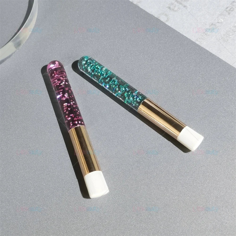 Custom LogoLash Extension Glue Cleaner Shampoo Cleansing Wash Brush Eyelash Cleaning Brush Lash Cleansing Shampoo Brush