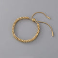 Lucky Braided Stainless Steel Bracelets Non Fade Titanium Steel Fashion Jewelry Bracelets & Bangles for Women