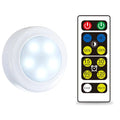 Cordless Switch Battery Operated Dimmable Wall Touch Under Closet Remote Control Pat Led Puck Night Light for Kitchen Cabinet
