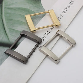 Nolvo World Luxury Vintage Trendy 5 Colors 25x28mm Wholesale Hardware Metal Square Buckle for Handbag