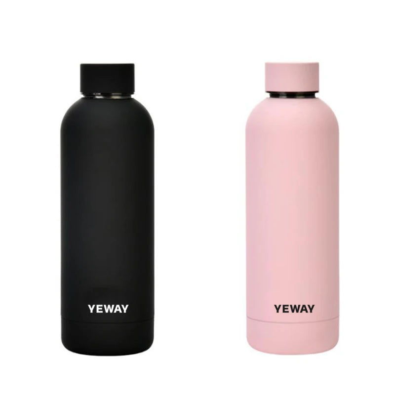 Yeway High Quality Double Wall Private Label Custom Logo Sport Small Mouth Stainless Steel Water Bottle