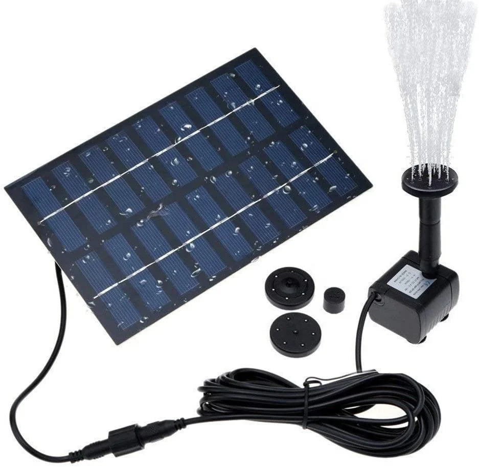BSV 1.8W Solar Fountain Water Pump for Garden Outdoor for Small Pond Garden Decoration and Oxygen Generate MegaBDM