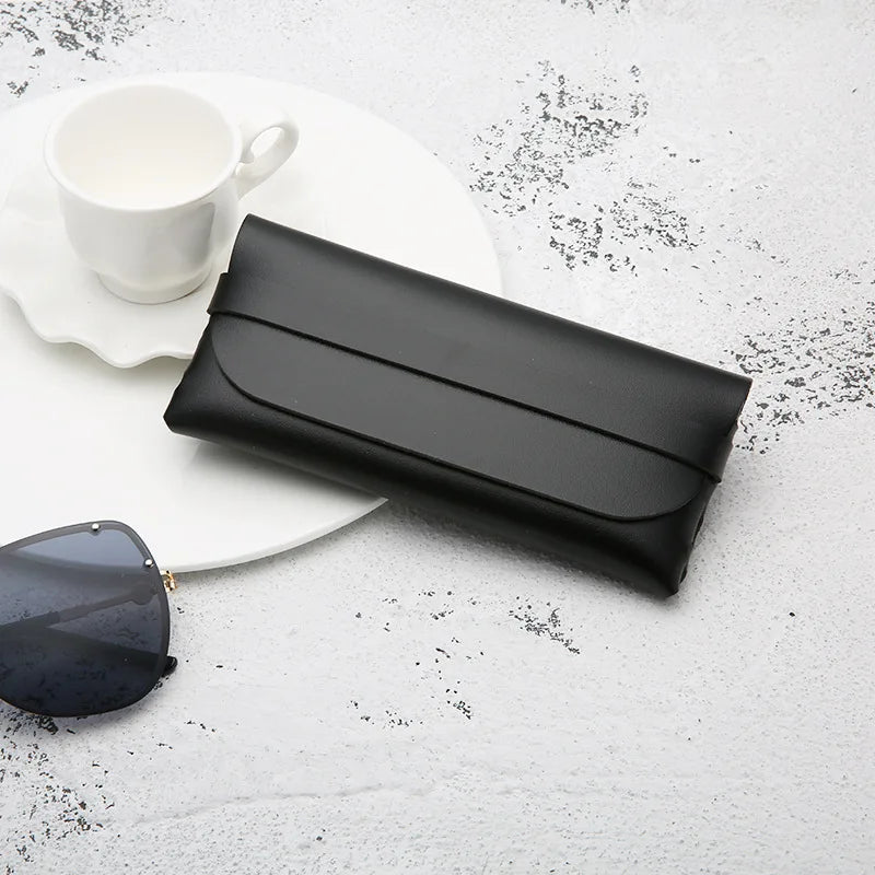 Fashionable PVC Leather Glasses Soft Bag Customization Handmade Glasses case
