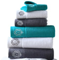 Luxury Custom White Gray Pure 100% Organic Cotton Soft Terry Bath Towel 600gsm