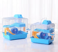 BOER Hamster Cage Double Deck Castle Luxurious Villa Hamster Nest  Pet Crystal Cage Two Layer Luxury Hamster Cage Pet Products