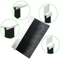 2609115 Multiple Styles Aluminium Holder Nylon PP Bristle Interior Door Bottom Brush