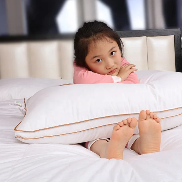 100% Cotton Fabric Feather Pillow Cushion Insert Manufacturer Vacuum Packing Pillow Bolster Cushion Insert