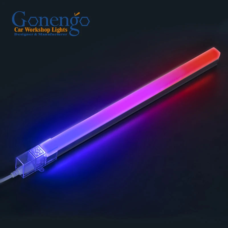 Diy Hexagonal Shape Tube Linear Lighting Honeycomb Rgb Led Shop Lights Linkable