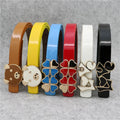 LQbelt Women's Plate Buckle Belt With Holes Colorful PU Belts for Women Wholesale Colorful Fashion Belt Factory Custom Design