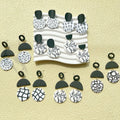 Black White Vintage Geometric Simple Boho African Ear Drop Down Round Moon Polymer Long Poly Clay Earrings