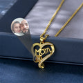 Dropshipping Necklace in  Letter Projection Pendant Necklace Mother's Day Gift  Customized Photo Projection Pendant Necklace