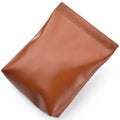 Vegan Leather Custom Cosmetic Bag Handy Toiletry Travel Waterproof Zipper Makeup Bag