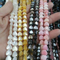 Natural Sea Shell Mop 8mm Loose Cabochon Mother of Pearl Heart Charm Bead for DIY Jewelry
