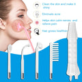 Electrotherapy Glass Portable Handheld High Frequency Skin Therapy Acne Spot Remover Facial Skin Care Wand Machine
