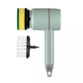 2024 New Hot Sale Custom Waterproof Silent Magic  Replaceable 2 Brush Heads Electric Cleaning Brush