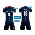 Wholesale Custom Mans Quick Drying Breathable Football Clothes Printing Soccer Jersey Team Uniform Sportswear