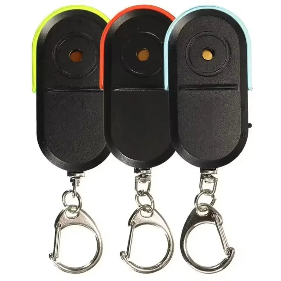 House Sundries Anti-Lost Alarm Key Finder Locator Tracker Keychain Whistle Sound With LED Light Anti Lost Keyring Finder