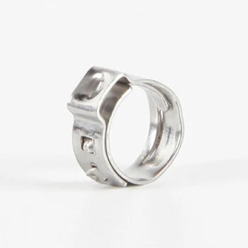 Factory Price W4 Stainless Stepless Single Ear Pinch Hose Clamps for Plumbing and Automotive Applications