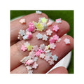 Colorful Japan Flower Polymer Clay Slices Diy Slime Crafts 3D Custom