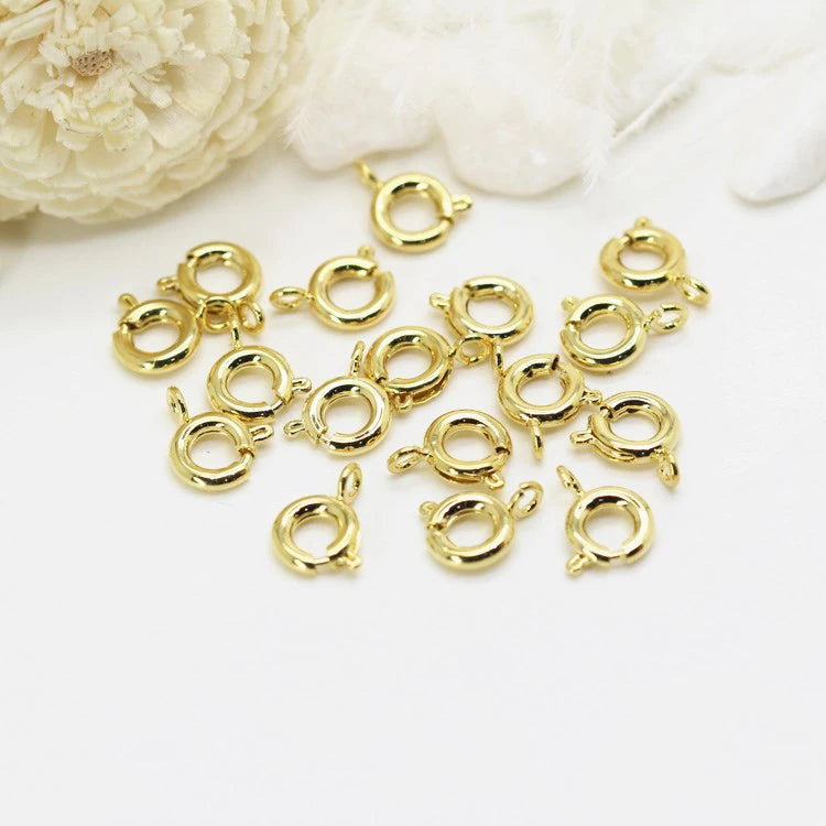 Factory Wholesale Hot Sale Gold Plated Lobster Clasp Jewelry Accessories Slingshot Buckle