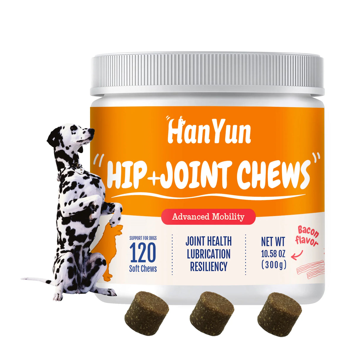 Private Label Hip and Joint Supplement for Dogs Glucosamine for Pets Joint Pain Relief Treats Chondroitin Mascotas