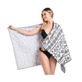 Personalised RPET Sand Less Waffle Custom Microfiber Sand Free Beach Towels Swimming Pool Recycled Bottle Towel No Minimum