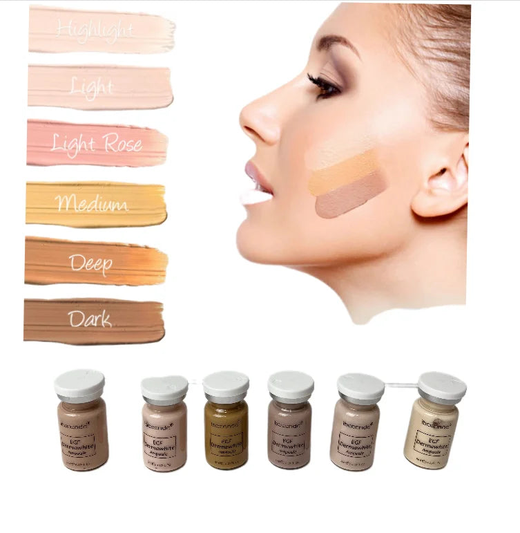 T  BB Cream Serum Ampoule BB Booster Starter Kit Semi-Permanent Makeup Liquid Foundation