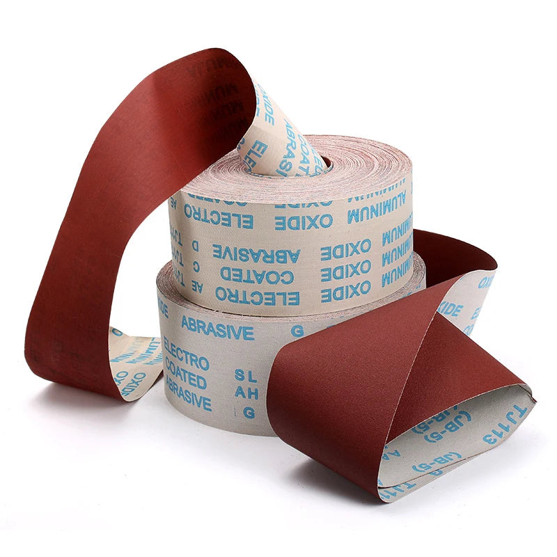 115mm*3m Wet and Dry C Weight Emory Cloth Sandpaper Roll P40-P2000 Aluminium Oxide Sail Abrasives Sandpaper Rolls