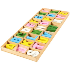 Wooden Craft Letter With Storage Tray Set for Home Decoration Wooden Letter