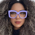 UNOC Shades 2024 New Design Fashion Wholesale Women Custom Big Oversized Style Square Optical Eyeglasses Frames Clear Glasses