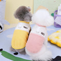 Pet cat Clothes Dog Clothes Pet Dress Cloud Fleece Patchwork Vest