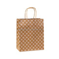 Custom Printed Shopping Kraft Paper Bag Kraft Paper Cosmetic Bag Price Fast Food Take Away Black Kraft Paper Bag